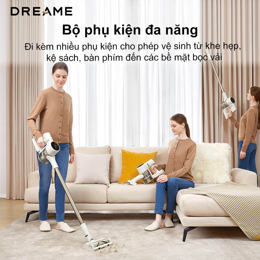 R10 - Công suất hút 120AW 5 dreamevietnam may hut bui cam tay dreame r10 2025 03